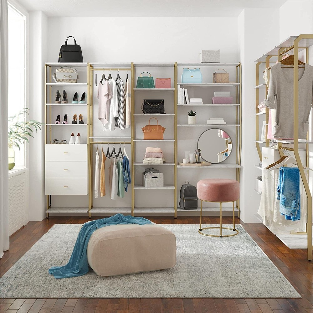CosmoLiving by Cosmopolitan Gwyneth Closet-Vanity