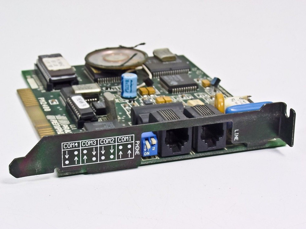Practical Peripherals PM2400 8-Bit Internal ISA Modem Card A1010600 Rev B