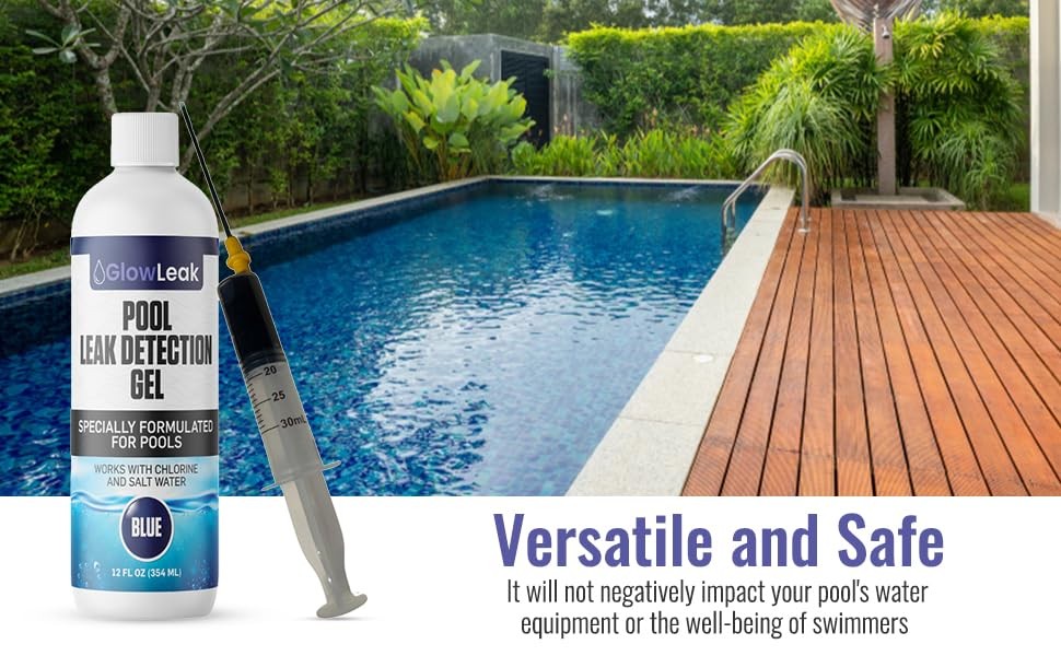 Professional Pool Leak Detection Kit + 2 Precision Dispensing Applicators wit...