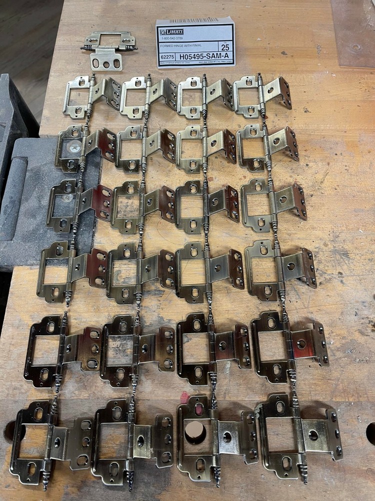 25x Full Insert Minaret Tip Cabinet Hinge