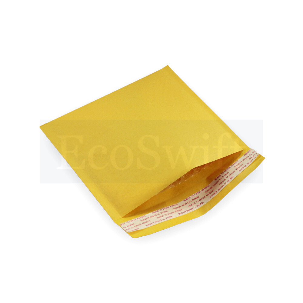 100 #CD 7.25 x 8 ECOSWIFT KRAFT BUBBLE MAILERS CD ROM ENVELOPES