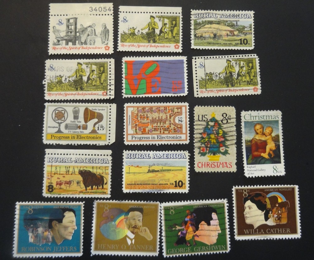 1973 Commemoratives - used (657)