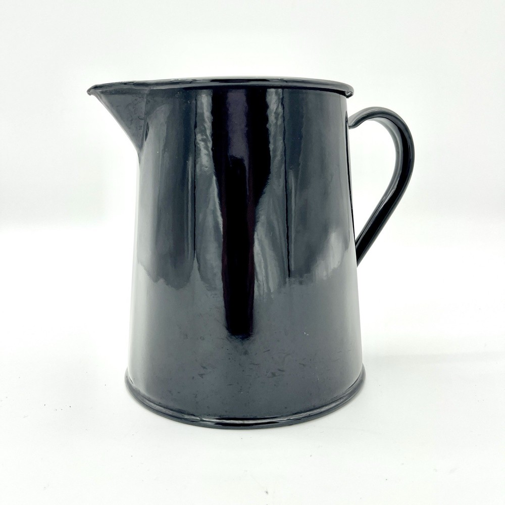 Enamelware Pitcher Made in England 5.5" x 6"
