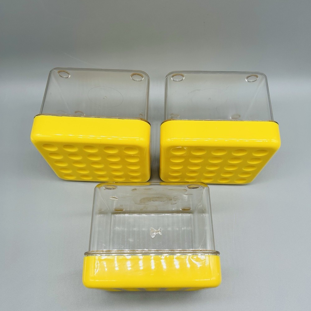 Vintage Danish Modern Stackable Organization Containers Set Of 3