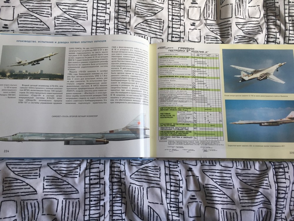 Tupolev Tu160 Blackjack 500 page Russian technical book
