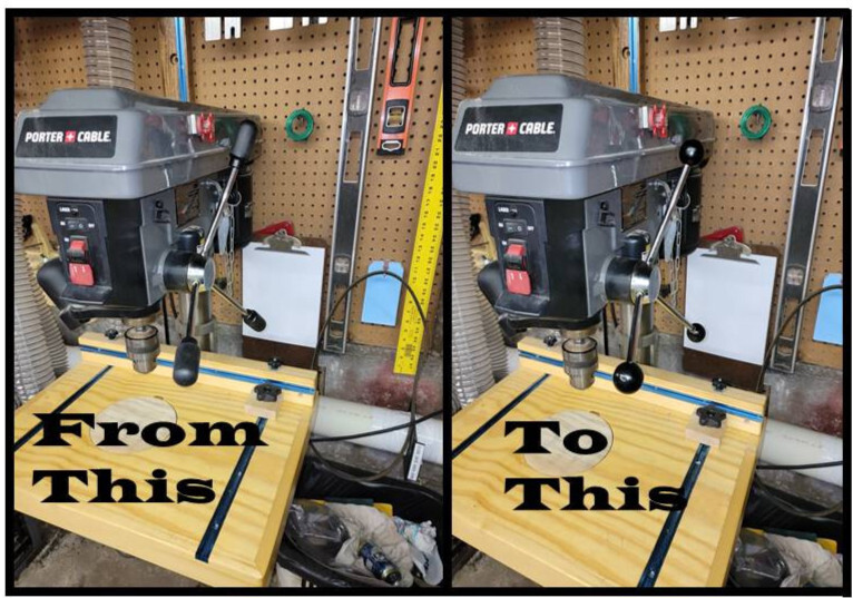 Portor-Cable drill press Replacement Lever Knobs for drill press #PCB660DP