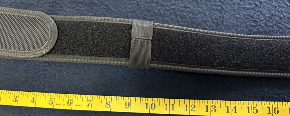 First Class Gear Black Nylon Duty Belt Adjustable 46”-48” In Length