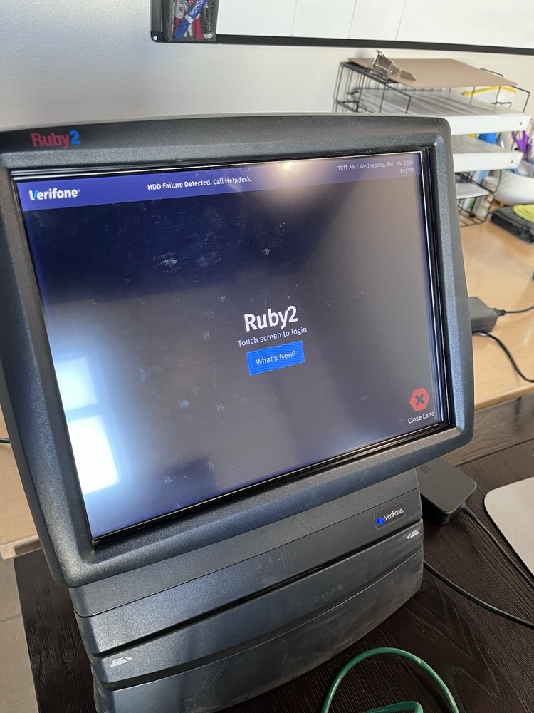 Verifone Ruby 2 & Ruby Ci Complete System Tested Working Point of Sale System