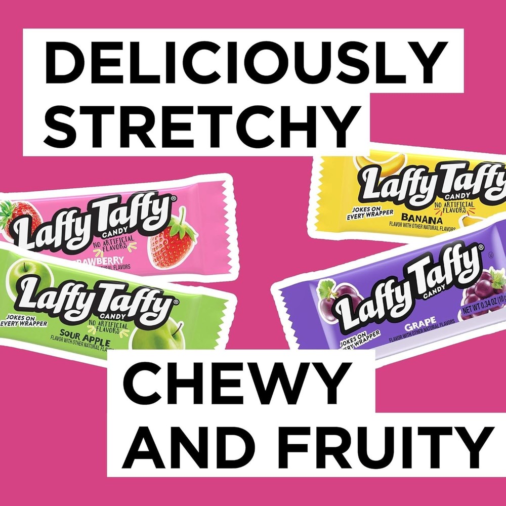6 Oz Assorted Fruit Chews - Individually Wrapped Mini Bars for Fun Snacking