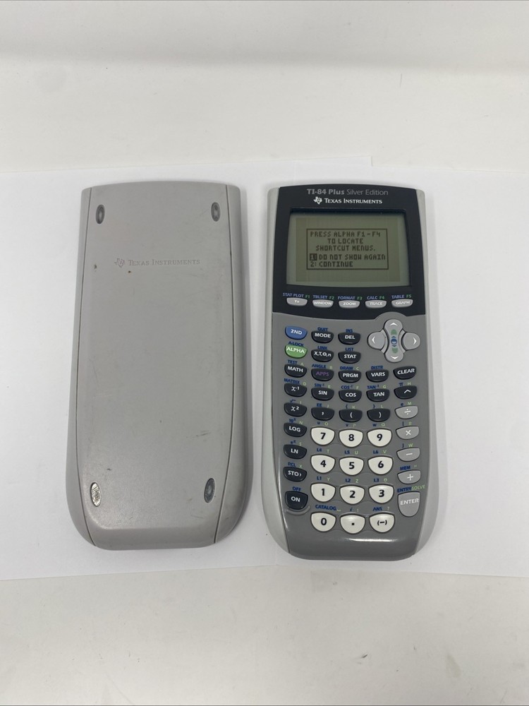 Texas Instruments TI-84 Plus Silver Edition Graphing Calculator  -TESTED
