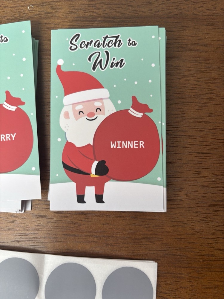 Santa Scratch To Win Brand New