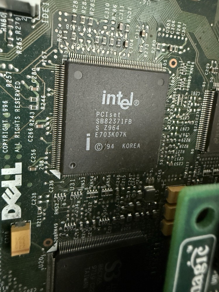 Vintage Dell Optiplex Gs Desktop PC with Intel Processor Broken for Parts