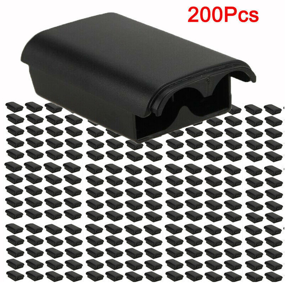 200Pcs AA Battery Back Cover Case Shell Pack For Xbox 360 Wireless Controller US