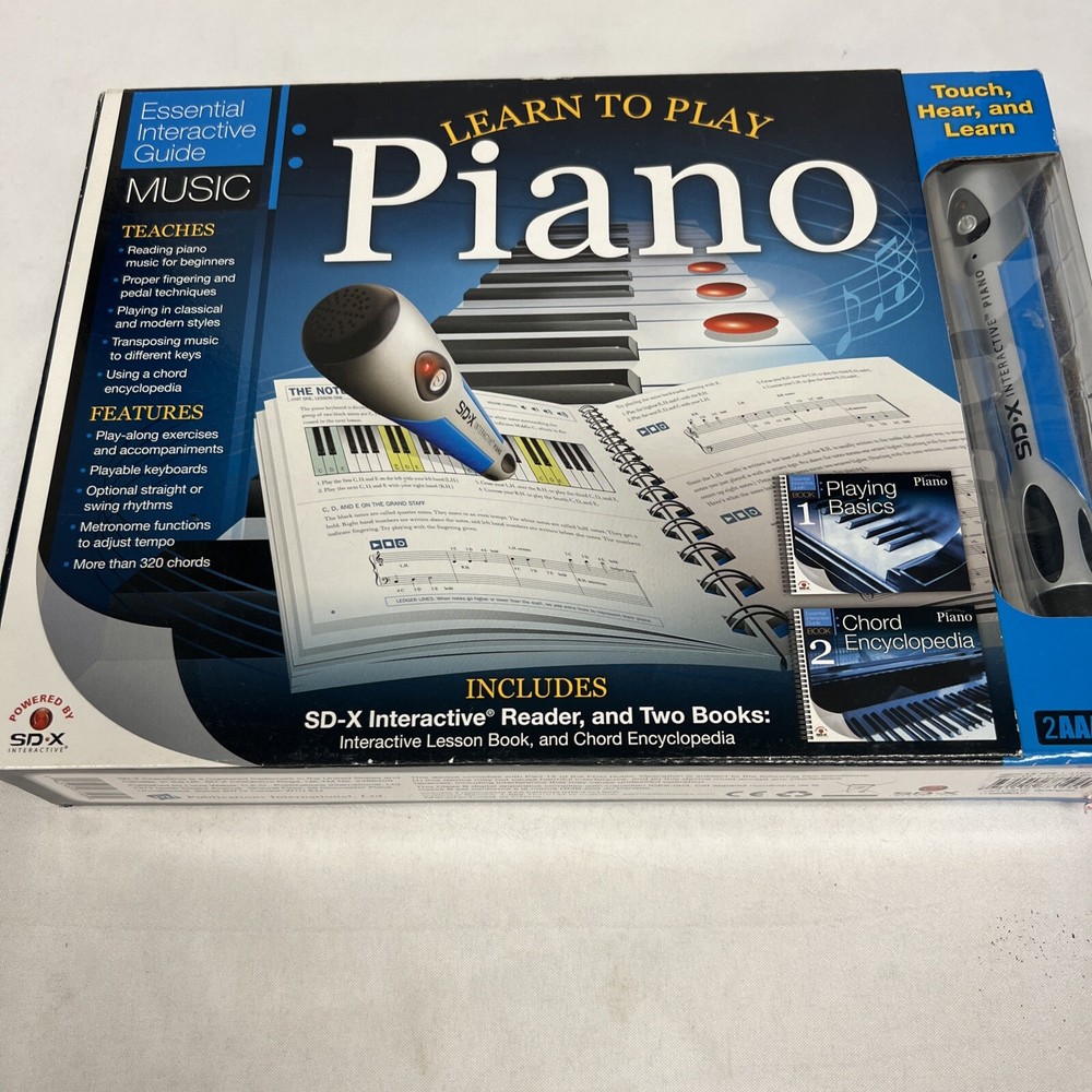Essential Interactive Piano Guide/ Learn to Play SD-X Interactive Reader Openbox