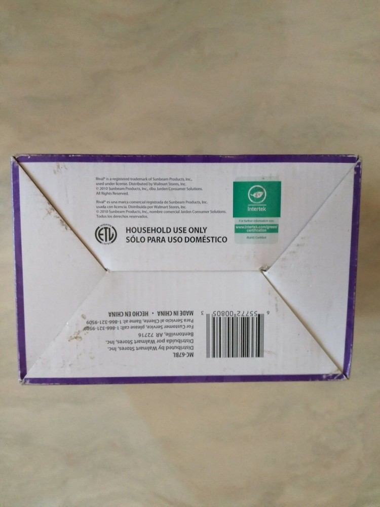 RIVAL 1 1/2 CUP CAPACITY BLACK MINI KITCHEN CHOPPER MC-67BL