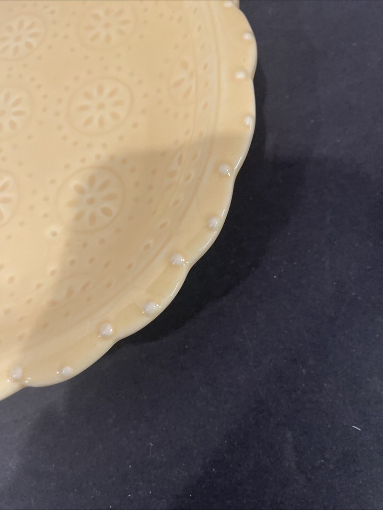 Ceramic Easter Egg Shaped Plates- Yellow And Light Blue