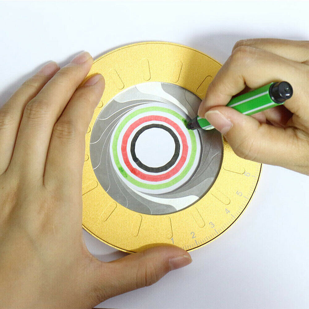 Adjustable Circle Drawing Ruler Tool Measuring Ruler Drawing Circular Compass