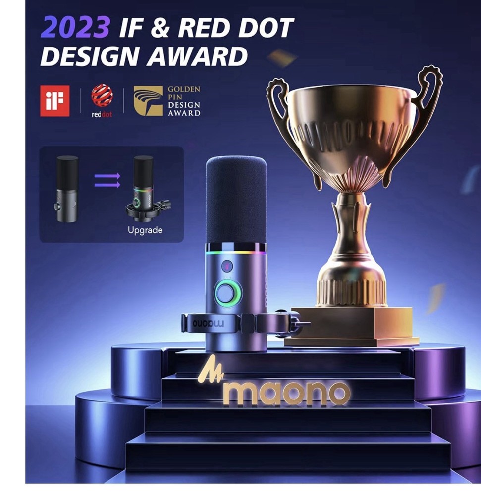 Maono Pc Gaming Microphone & Gaming Audio mixer Bundle🔥🔥🔥