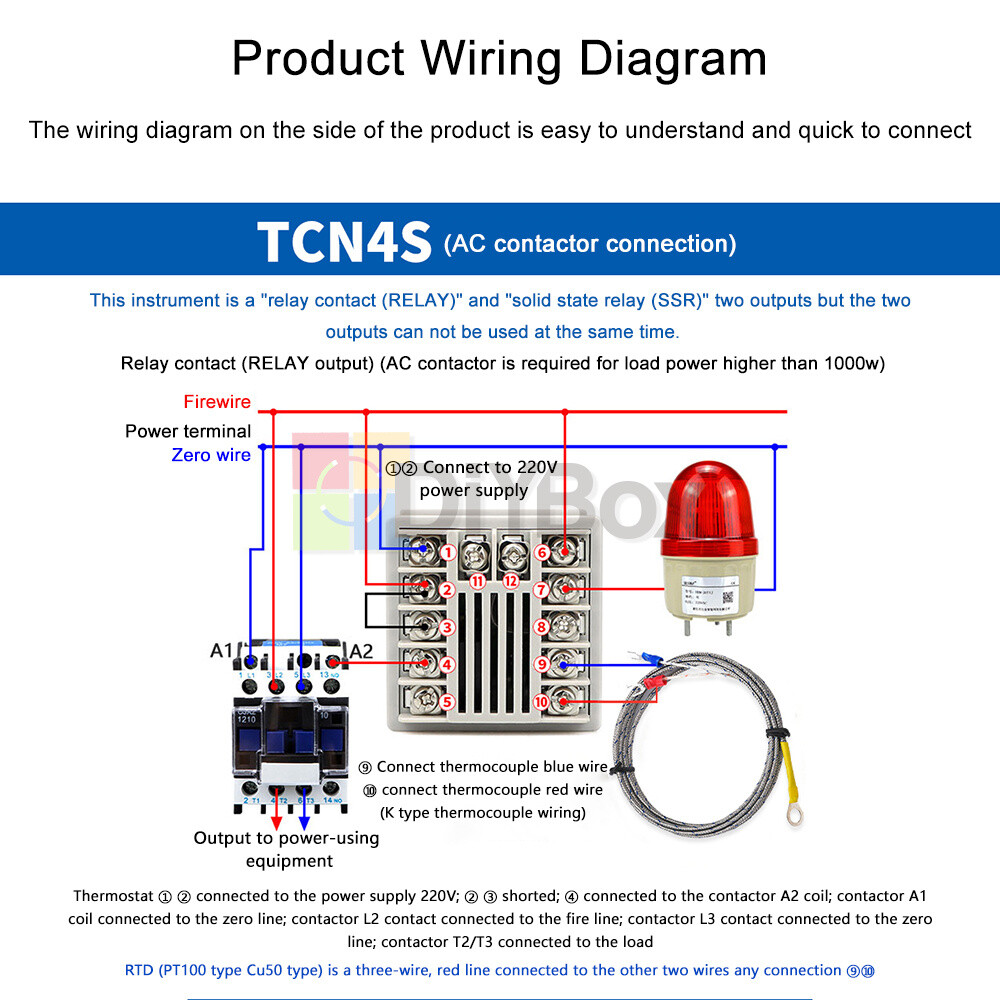 Digital PID Thermostat universal input Temperature Controller 0~1370℃ AC100~240V