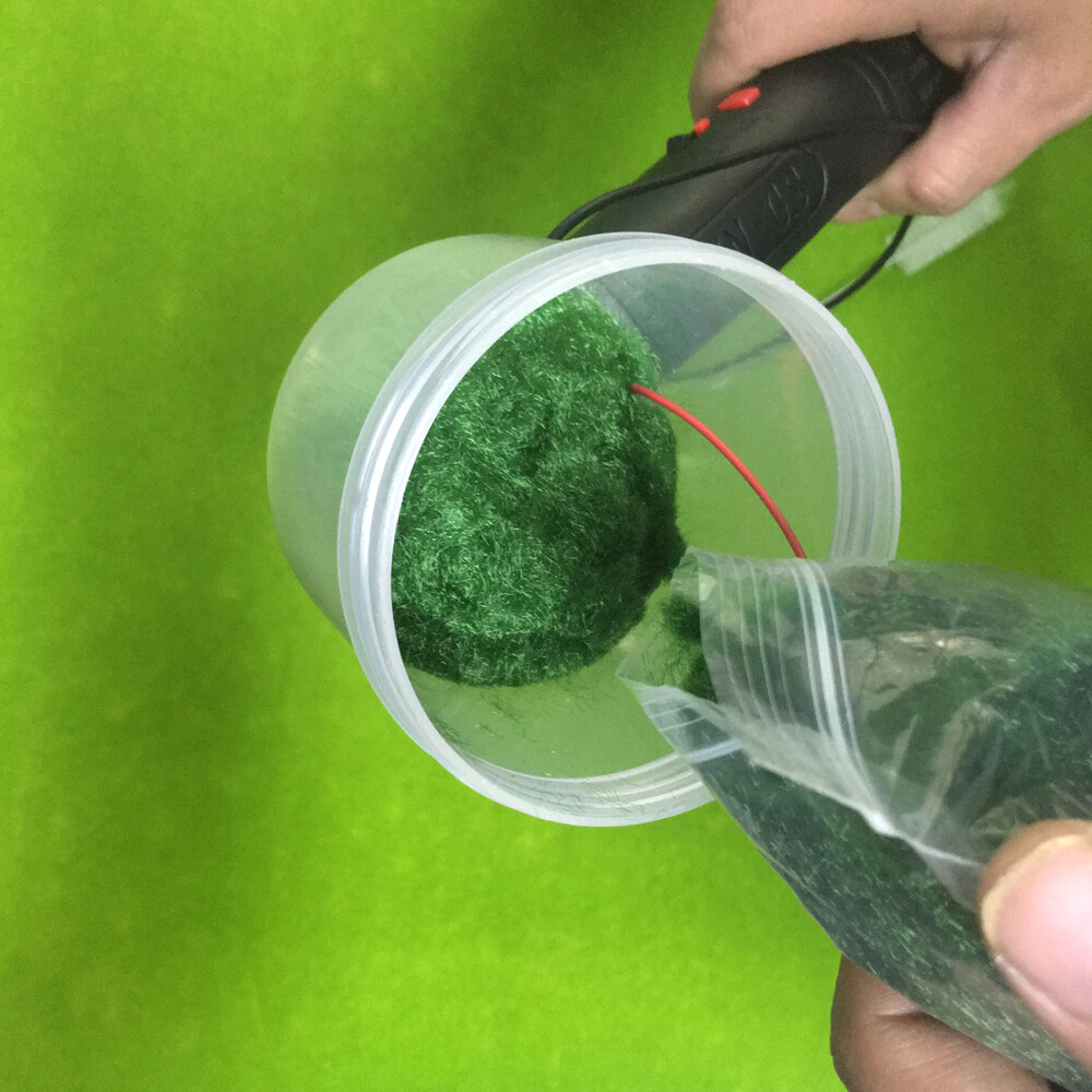 Handheld Static Grass Flock Applicator Strong Power Advanced Flocking Scenery