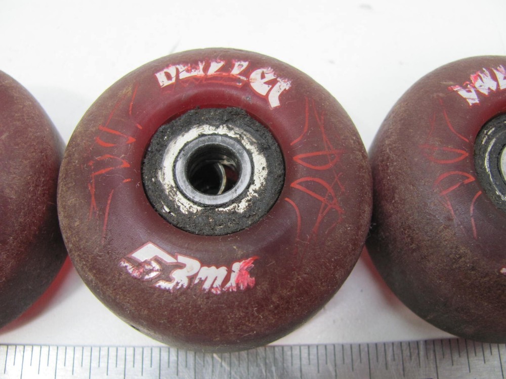 bullet skateboard wheels 53mm vintage