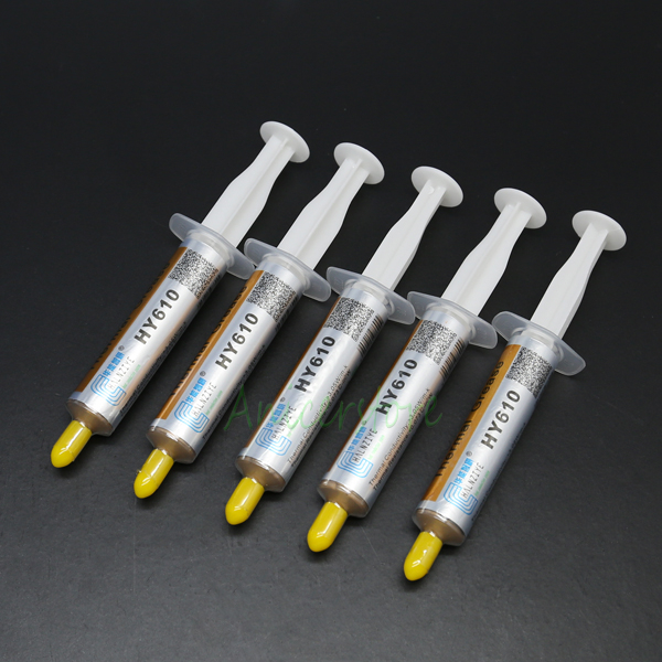 5x 5g Gold Silicone Compound Thermal Conductive Grease Paste CPU GPU LED Cooling