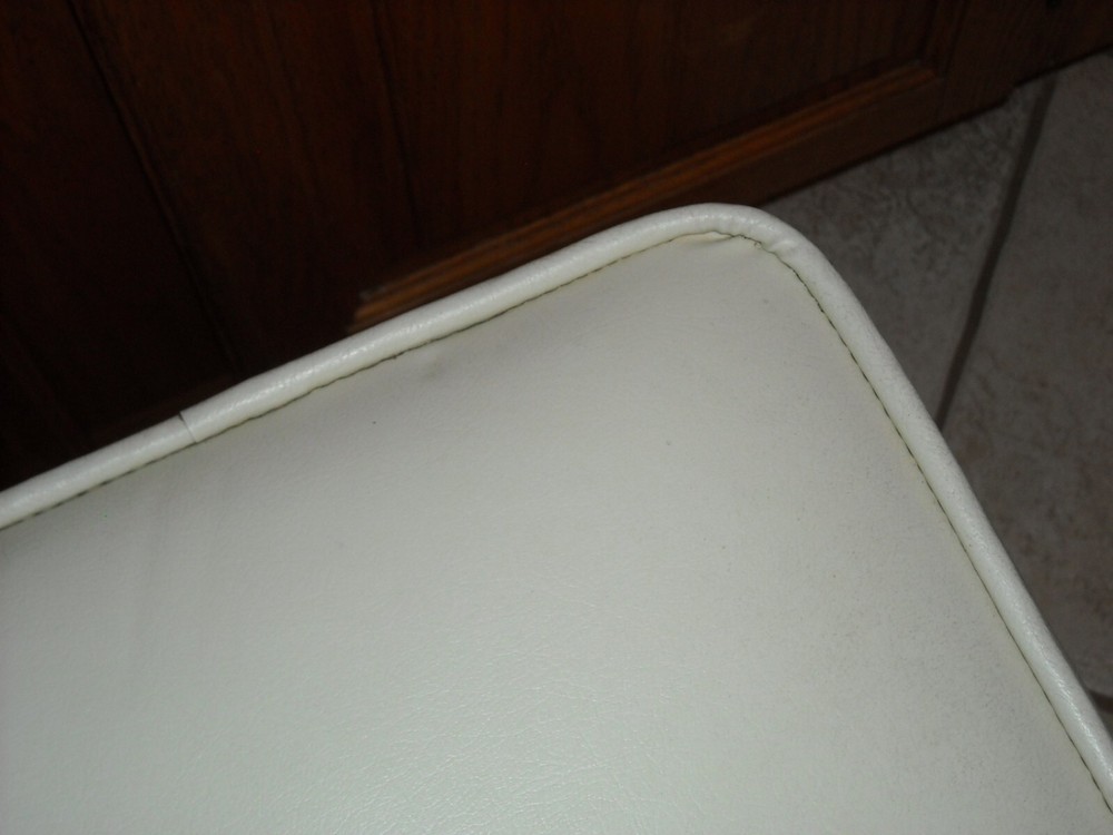 Vintage Sewing Machine Storage Stool MID CENTURY MODERN Bench / Ottoman