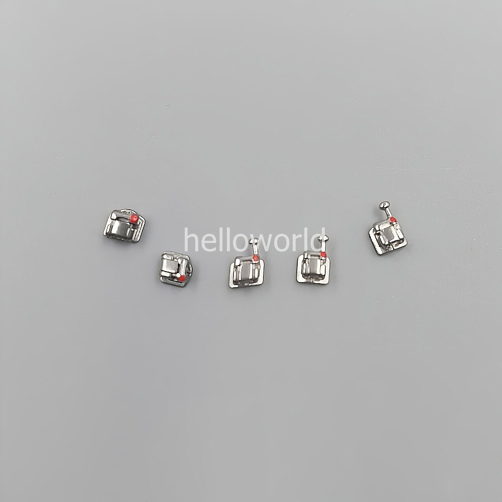 10 Packs Dental Passive Self Ligating Bracket Mini Roth.022 345 Hook Monoblock