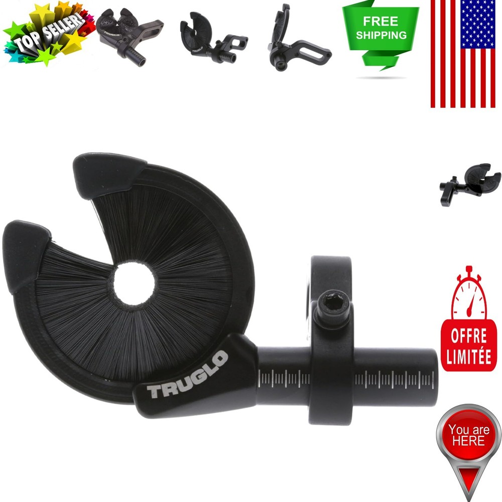 Silent Loading EZ-Rest Full Containment Brush Arrow Rest for Precision Shooting