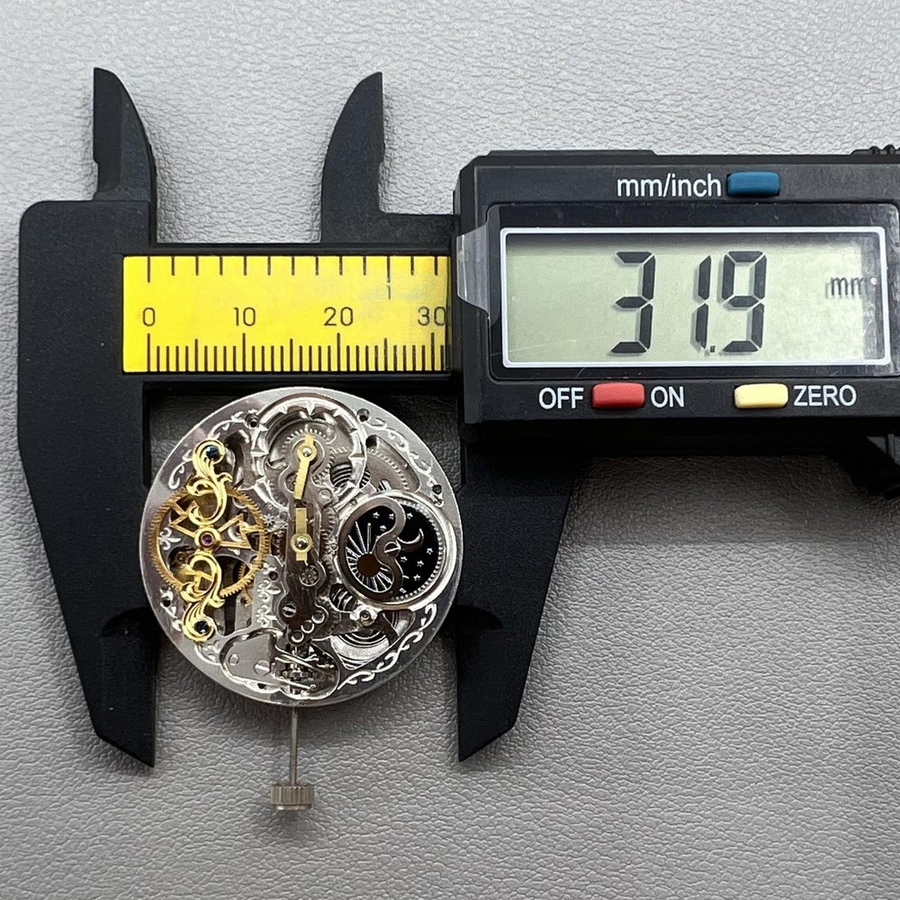 Hangzhou Mechanical Automatic Movement with Hollow Double Spring Winding