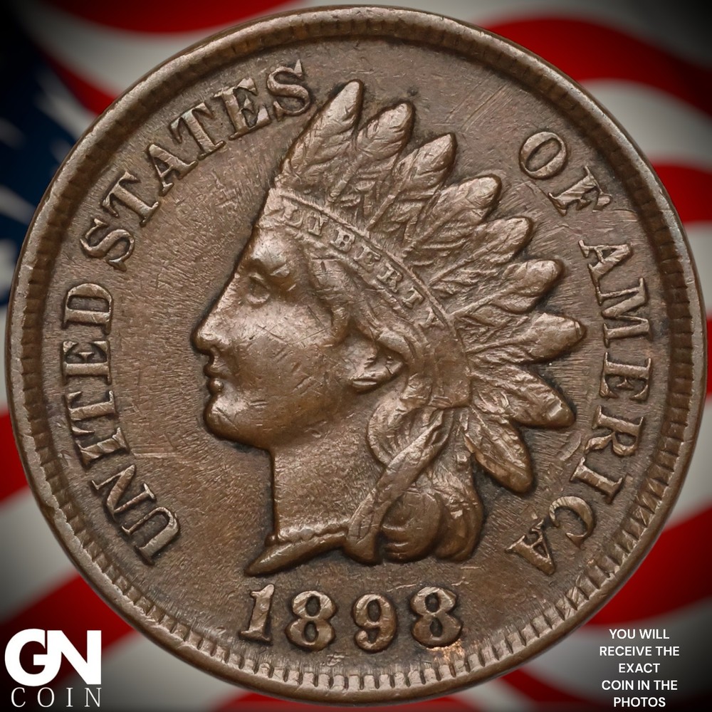 1898 Indian Head Cent Penny B0032