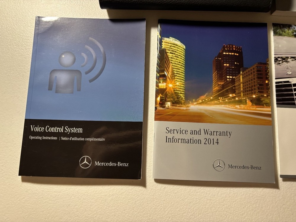 2014 Mercedes-Benz GL Operator's Manual OEM Set