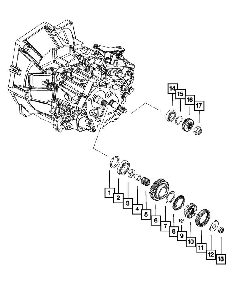 Genuine Mopar Hub 68146125AA