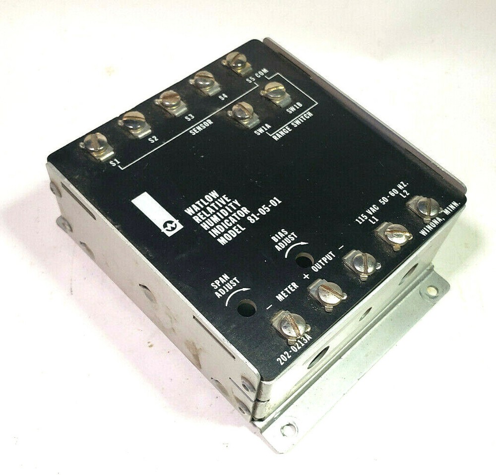Watlow Relative Humidity Indicator Model 81-05-01 202-0213A