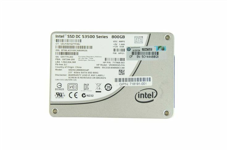 Intel DC S3500 SSDSC2BB800G4 SSDSC2BB800G4P 800GB SSD HPE Solid state drive