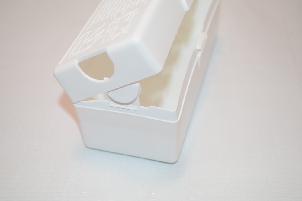 Child Resistant Medication Case 2 Compact WHITE Plastic Storage Locking Lock Box