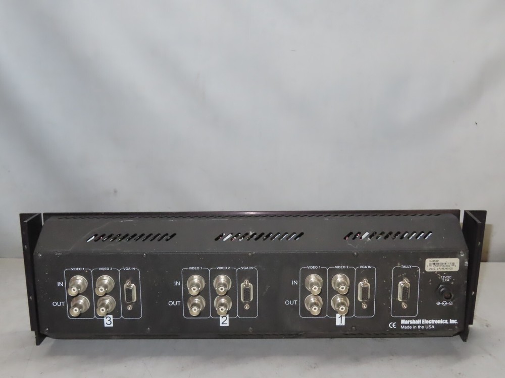 Marshall V-R53P Rack-Mounted Triple 5-Inch LCD Panel