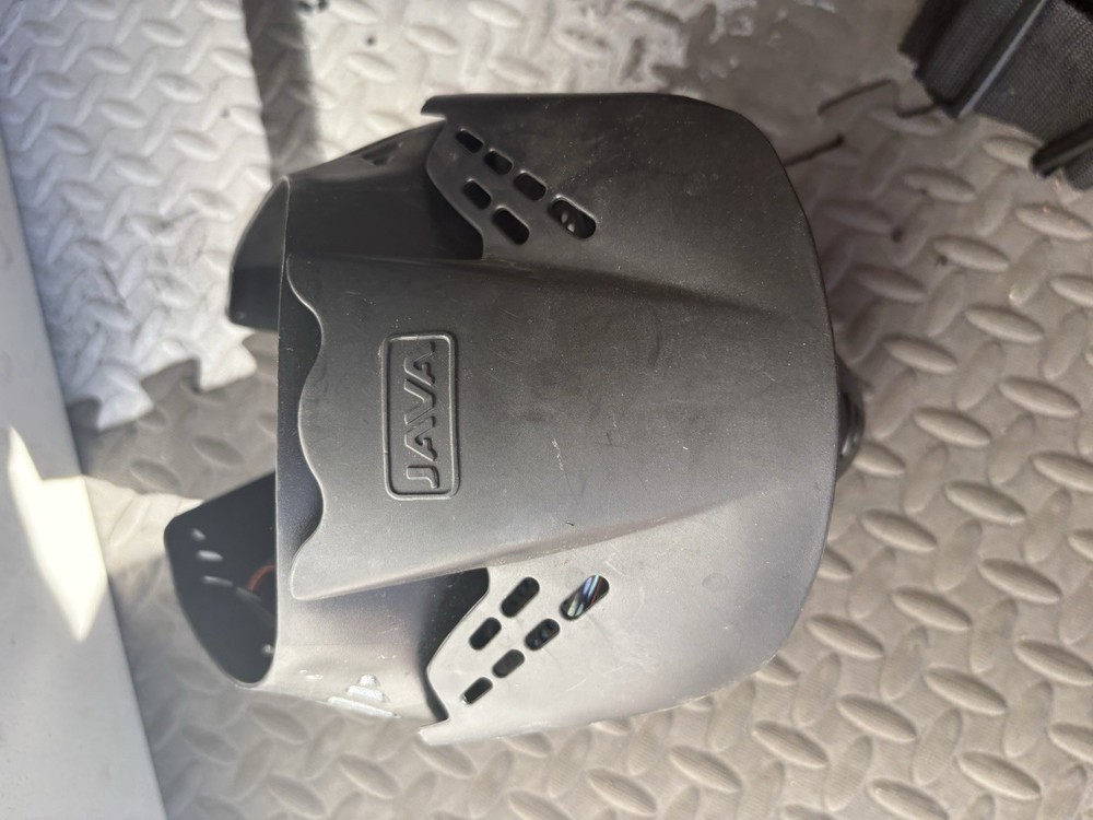 JAVA Paintball Mask Goggles Black with PMI Pod Harness Pack by PMI