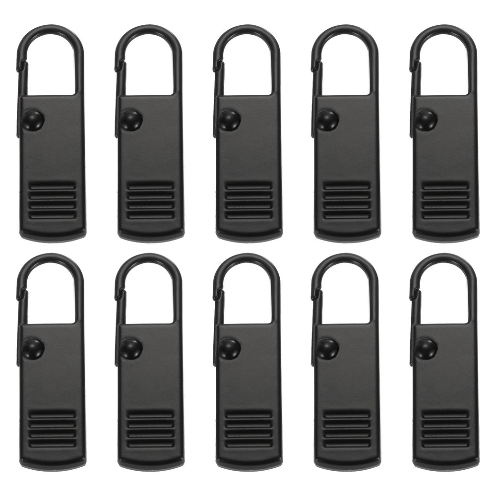 Zipper Pull Replacement, 20 Pcs Zipper Handle Mend Fixer Repair, Black