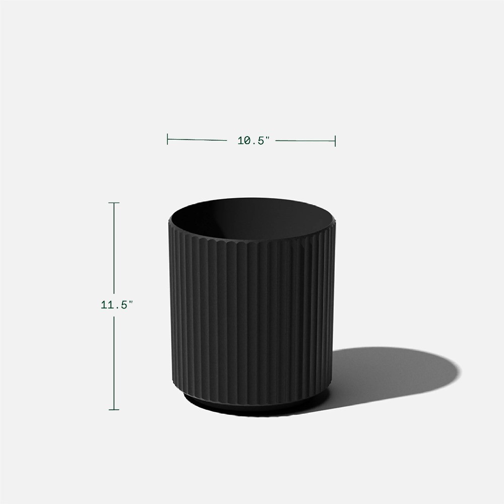 by Veradek Ripple 12' Planter Black