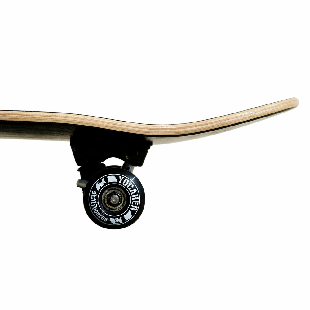 Yocaher Blank 7.75" Complete Skateboard - Stained Blue