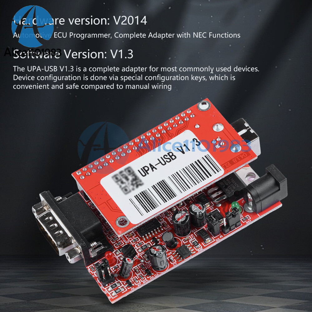 UPA USB Programmer with Full Adaptors Support NEC Function Software V1.3