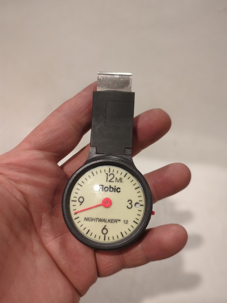BROOKSTONE- NIGHTWALKER 12 Pedometer Step Counter Vintage Untested