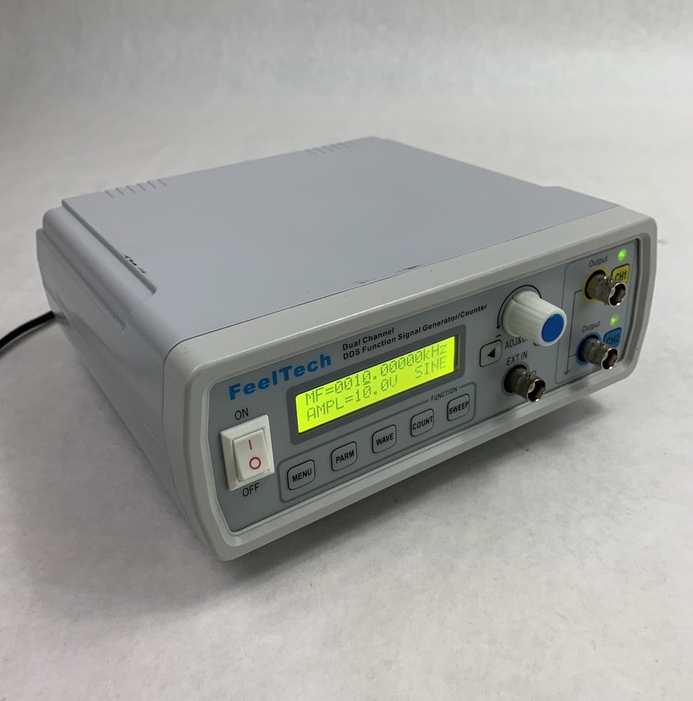 FeelTech FY2200SP-2M Dual Channel DDS Function Signal Generator/Counter - Tested