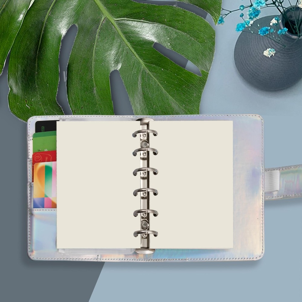 A7 Planner Inserts, Binder Refills for 6 Ring Spiral A7, Plain Blank