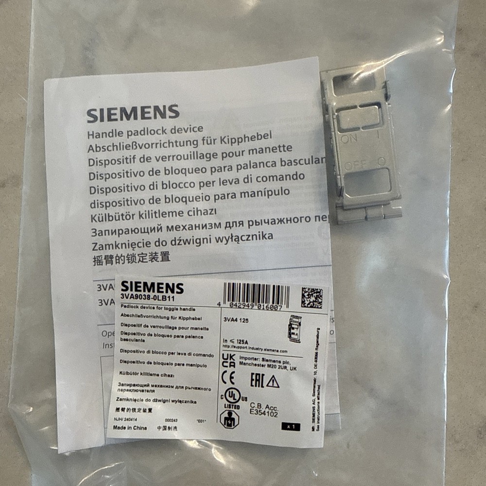 SIEMENS 3VA9038-0LB11