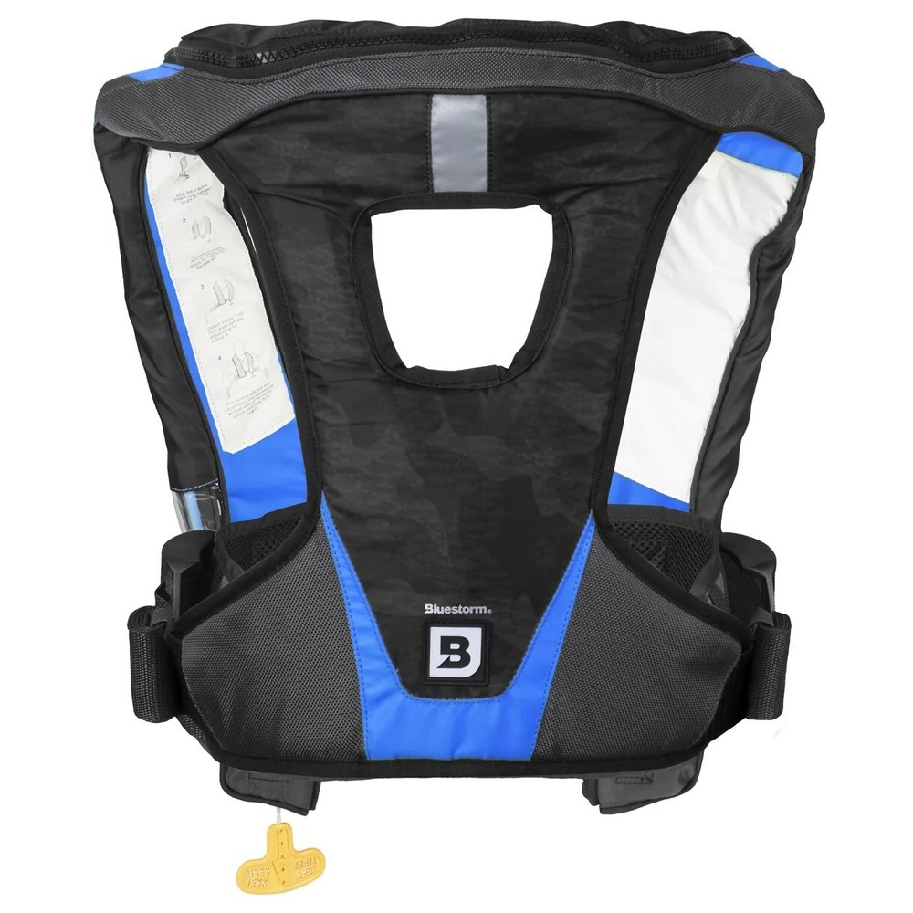 Bluestorm Arcus 40 Inflatable AUTOMATIC Life Jacket USCG Type 2 PFD, Deep Blue