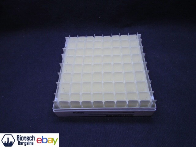 Nunc 64-Place Micro MAX-100 Polycarbonate Cryo Storage Box 330821 3/Pack