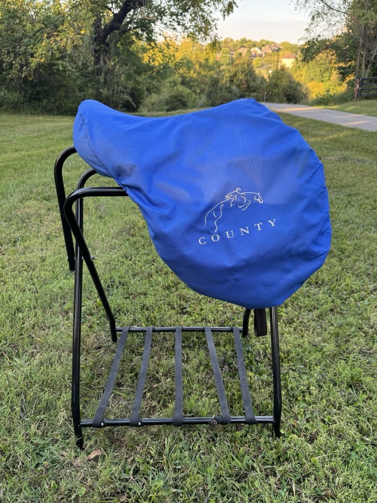 2017 COUNTY SOLUTION HJ 17.5 FORWARD FLAP JUMP SADDLE