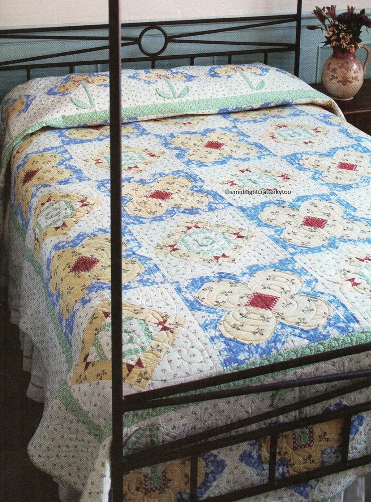 Cottage In May Quilt Pattern Pieced/Applique VO